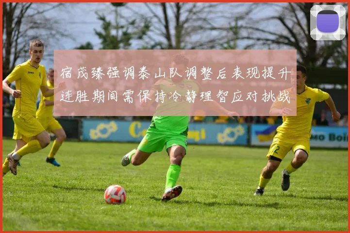 宿茂臻强调泰山队调整后表现提升连胜期间需保持冷静理智应对挑战